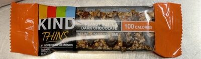 Peanut Butter Dark Chocolate Thins Bar, Peanut Butter Dark Chocolate