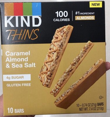 Caramel Nuts & Sea Salt With Peanuts Bars, Caramel; Nuts; Sea Salt