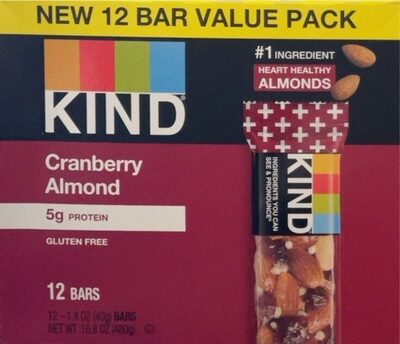 Cranberry Almond Bars, Cranberry; Almond