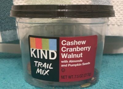 Cashew Cranberry Walnut With Almonds And Pumpkin Seeds Trail Mix, Cashew Cranberry Walnut