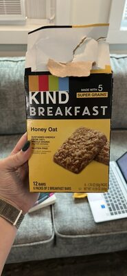 Honey Oat Breakfast Bars, Honey Oat