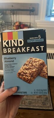 Blueberry Almond Breakfast Bars, Blueberry Almond