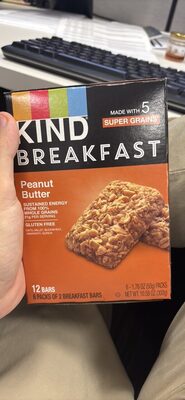 Peanut Butter Breakfast Bars, Peanut Butter