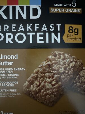 Almond Butter Breakfast Protein Bars, Almond Butter