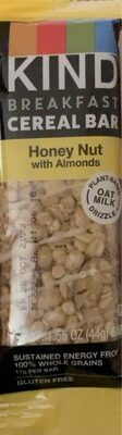 Honey Nut Breakfast Cereal Bar, Honey Nut
