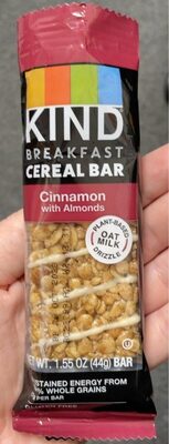 Cinnamon With Almonds Breakfast Cereal Bar, Cinnamon With Almonds