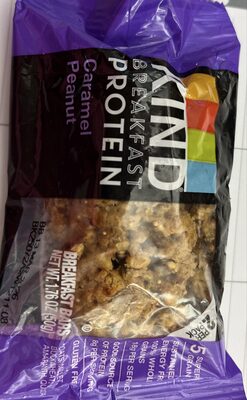 Caramel Peanut Protein Breakfast Bars, Caramel Peanut