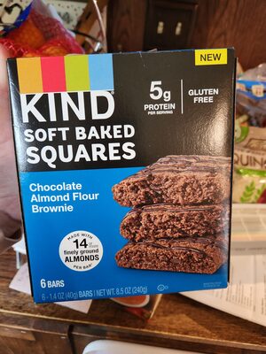 Chocolate Almond Flour Brownie Soft Baked Squares Bars, Chocolate Almond Flour Brownie