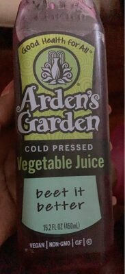 Arden's Garden, Vegetable Juice