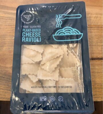 Vegan + Gluten-Free Pasta, Plant-Based Cheese Ravioli, Plant-Based Cheese