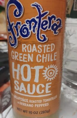 Roasted Green Chile Hot Sauce With Jalapenos, Roasted Tomatillos & Serrano Peppers