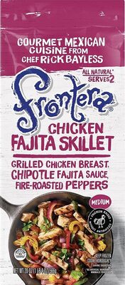 Medium Chicken Grilled Chicken Breast With Chipotle Fajita Sauce, Onions & Peppers Fajita Skillet, Medium Chicken