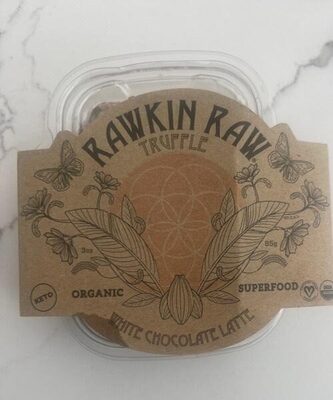White Chocolate Latte Organic Superfood Truffle, White Chocolate Latte