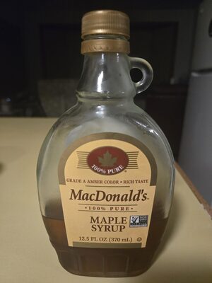 100% Pure Maple Syrup, Maple