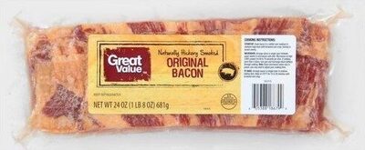 Hickory Smoked Bacon, Hickory Smoked
