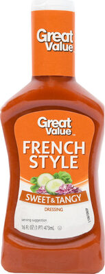 Sweet & Tangy French Style Dressing, Sweet & Tangy French Style