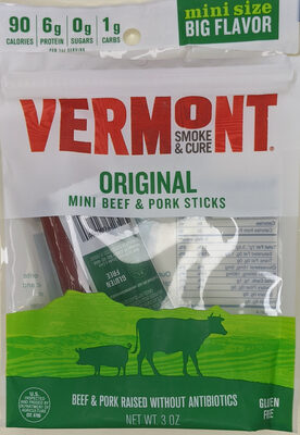 Cracked Pepper Beef & Pork Sticks