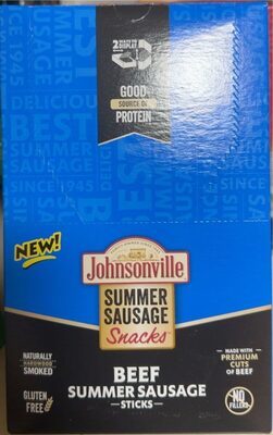 Beef Summer Sausage Sticks, Beef
