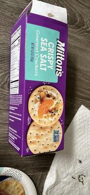 Crispy Sea Salt Gourmet Crackers, Crispy Sea Salt