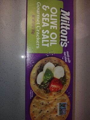 Olive Oil & Sea Salt Baked Crackers, Olive Oil & Sea Salt