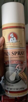 CHEFS QUALITY Pan Spray, 17 OZ
