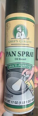CHEFS QUALITY Oil Based Pan Spray, 17 OZ