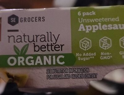 Unsweetened Applesauce, Unsweetened