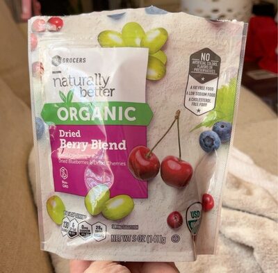 Dried Berry Blend Organic Dried Cranberries, Raisins, Dried Blueberries & Dried Cherries, Dried Berry Blend