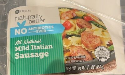 Mild Italian Sausage, Mild Italian