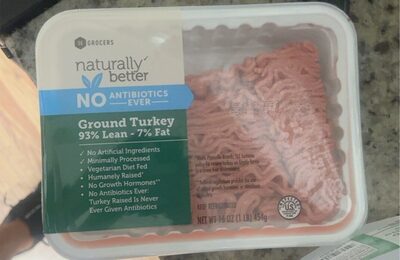 93% Lean - 7% Fat Ground Turkey