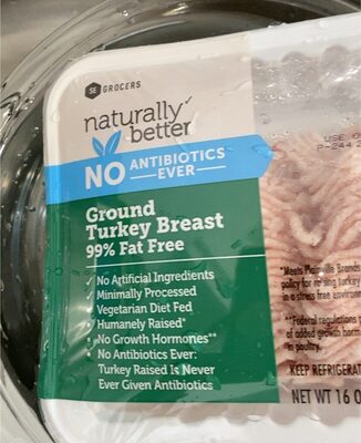 99% Fat Free Ground Turkey Breast