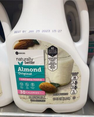 Unsweetened Original Almondmilk, Unsweetened