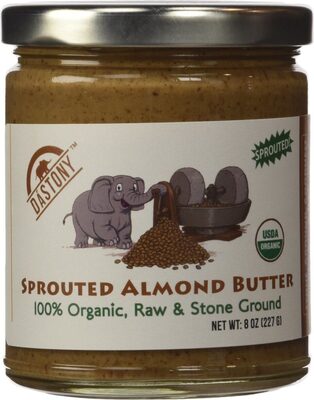 Dastony, Organic Sprouted Almond Butter