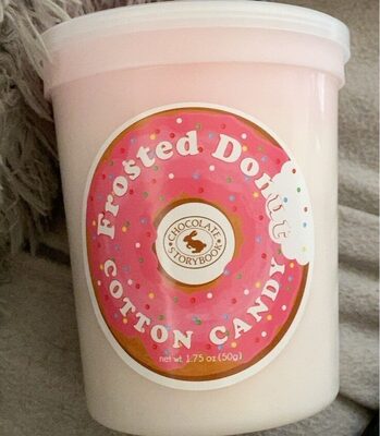 Frosted Donut Cotton Candy, Frosted Donut