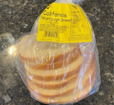 California Sourdough Bread, California Sourdough