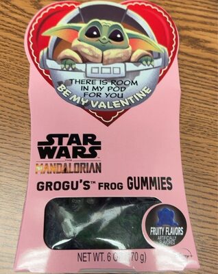 The Mandalorian Grogu's Frog Fruity Flavors Gummies, Fruity