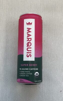 Super Berry Flavored Yerba Mate Green Coffee Green Tea, Super Berry