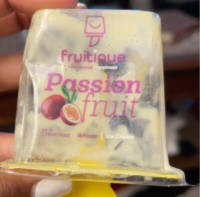 Passion Fruit Artisan Ice Cream, Passion Fruit