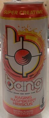 Ranging Raspberry Hibiscus Energy Drink, Raging Raspberry Hibiscus