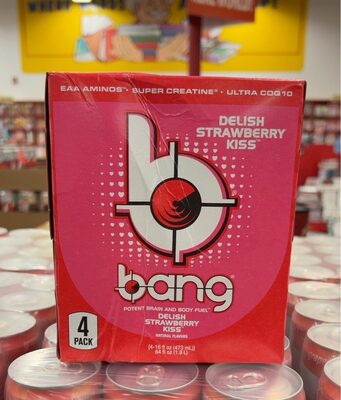 Delish Strawberry Kiss Potent Brain And Body Fuel, Delish Strawberry Kiss