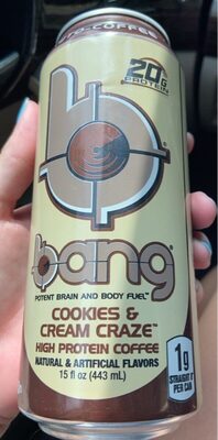 Cookies & Cream Craze High Protein Coffee, Cookies & Cream Craze
