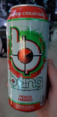 Peach Mango Energy Drink, Peach; Mango