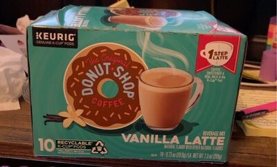 1 Step Vanilla Latte Beverage Mix K-Cup Pods, Vanilla