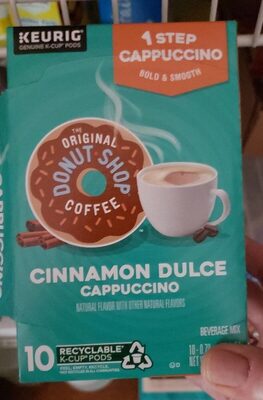 Cinnamon Dulce Cappuccino Flavor Beverage Mix K-Cup Pods, Cinnamon Dulce Cappuccino