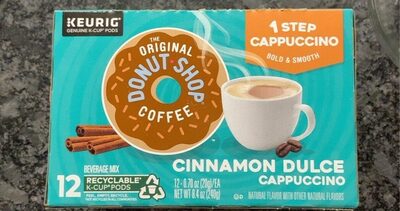 Cinnamon Dulce Cappuccino Coffee Beverage Mix K-Cup Pods, Cinnamon Dulce Cappuccino