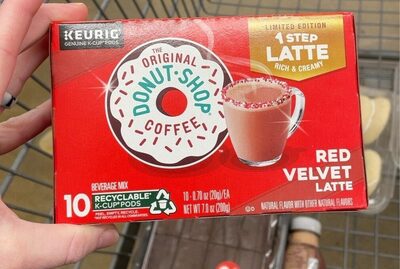 Red Velvet Latte Beverage Mix K-Cup Pods, Red Velvet