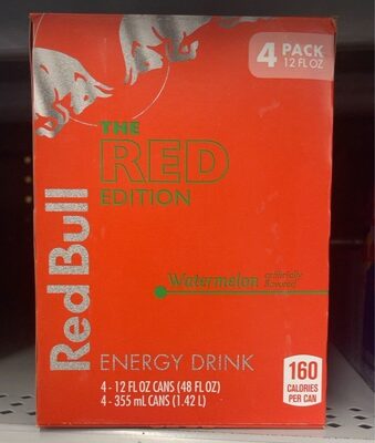 Watermelon Flavored Energy Drink, Watermelon