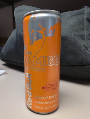 Strawberry Apricot Energy Drink, Strawberry; Apricot