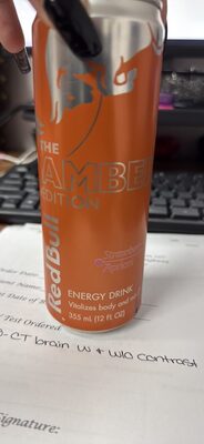 Strawberry Apricot Energy Drink, Strawberry; Apricot
