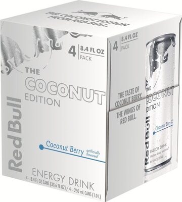 Coconut Berry Flavored Coconut Edition Energy Drink, Coconut Berry